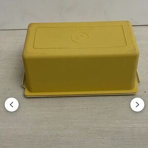 Tupperware Sunny Yellow Butter Keeper
